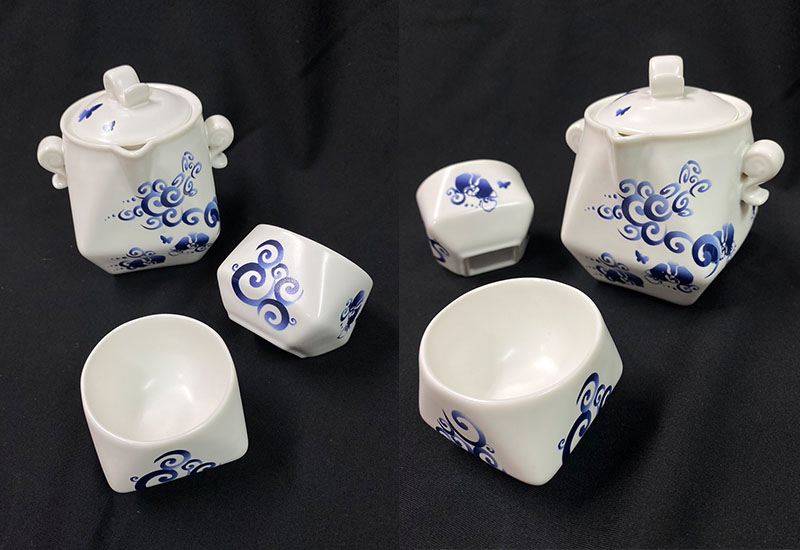 青龍天燈茶具組一壺二杯 1壺2杯